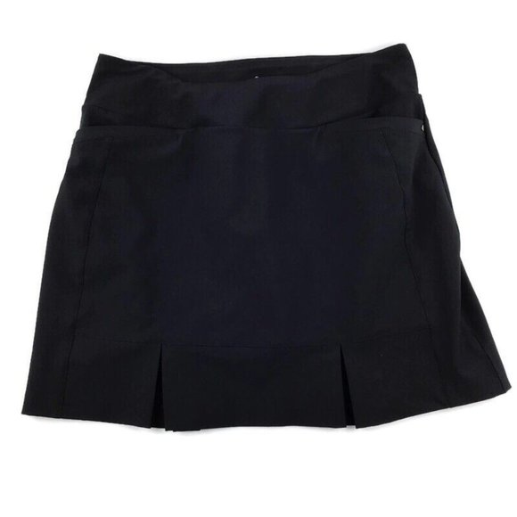 360 Tail Dresses & Skirts - 360 by Tail Womens Black Stretch Pleated Skort Golf Tennis Skirt Size 6 MSRP $59